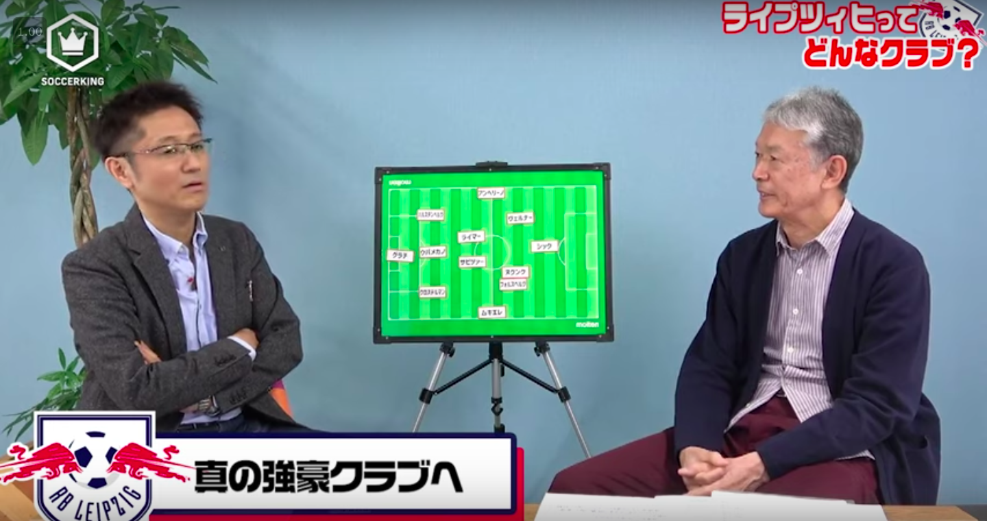 下田さんと良平さんが語り尽くす サッカーキングyoutubeチャンネルにrbライプツィヒ特集動画が登場 8bit Red Bull F C